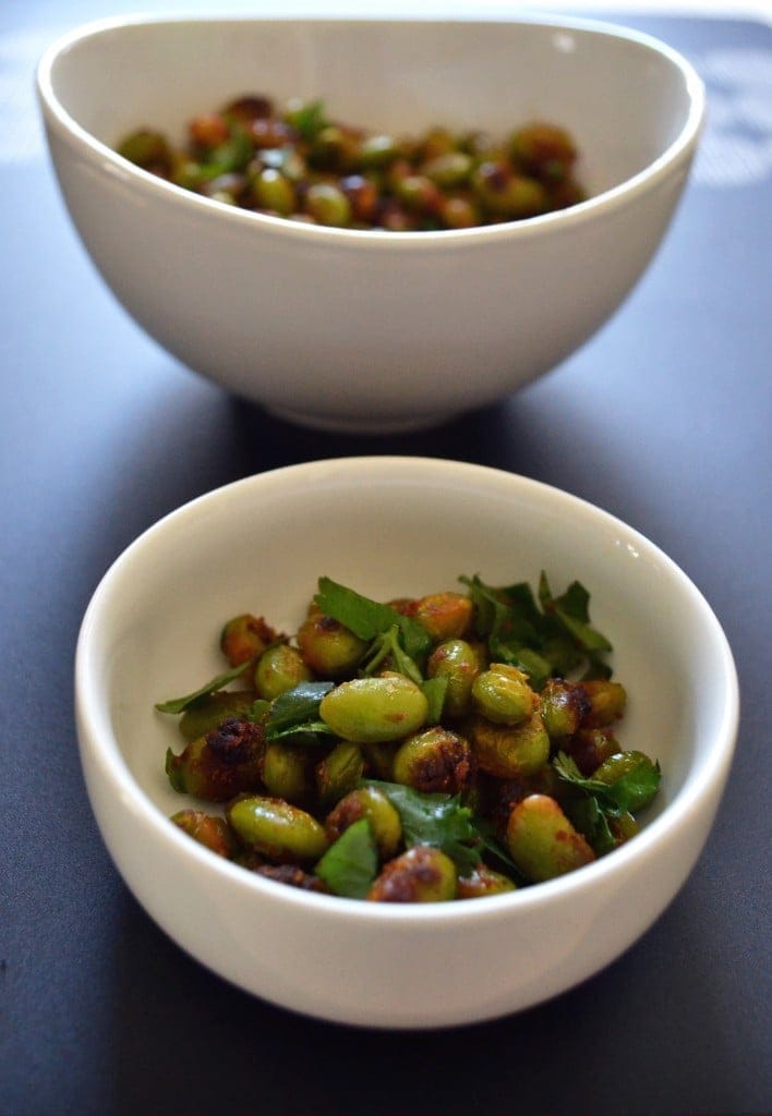 thai spice crispy edamame