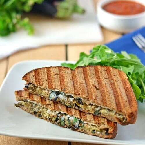 Eggplant Ricotta Grilled Cheese
