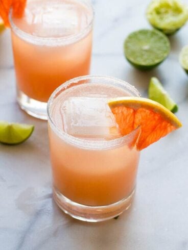 Fizzy Grapefruit Margaritas. SO refreshing!