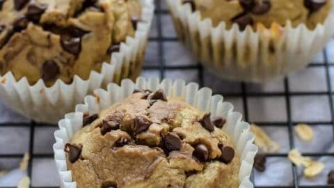 Banana Oatmeal Muffins Prep In The Blender Wellplated Com