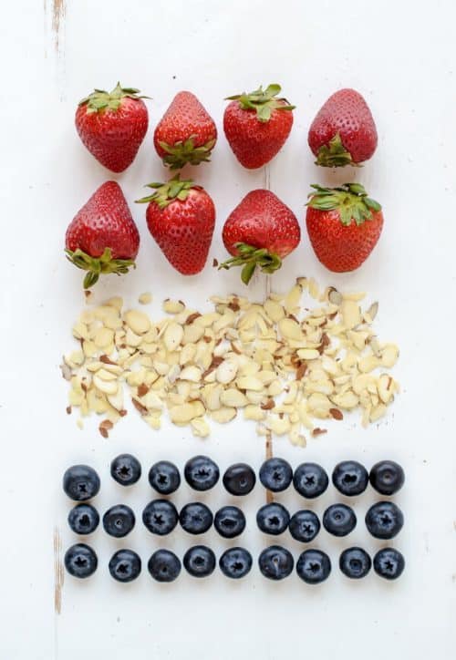 Red White and Blue Quinoa Fruit Salad {High Protein!}