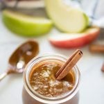 Apple Cider Caramel Sauce. Homemade caramel sauce made with cinnamon and apple cider. Amazing on ice cream, apple slices, and cake!