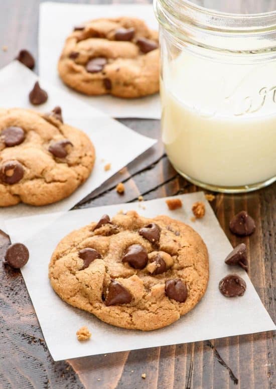 Coconut Oil Cookies {With Chocolate Chips!}