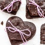 2 Ingredient Puffed Chocolate Bark. These taste like a homemade crunch bar! Easy, healthy, and perfect for gift giving too.