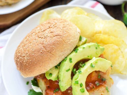 Green Chile Grilled Chicken Burgers Tex Mex Flavor Wellplated Com