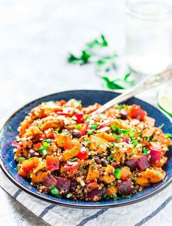 Roasted Sweet Potato Quinoa Salad – WellPlated.com