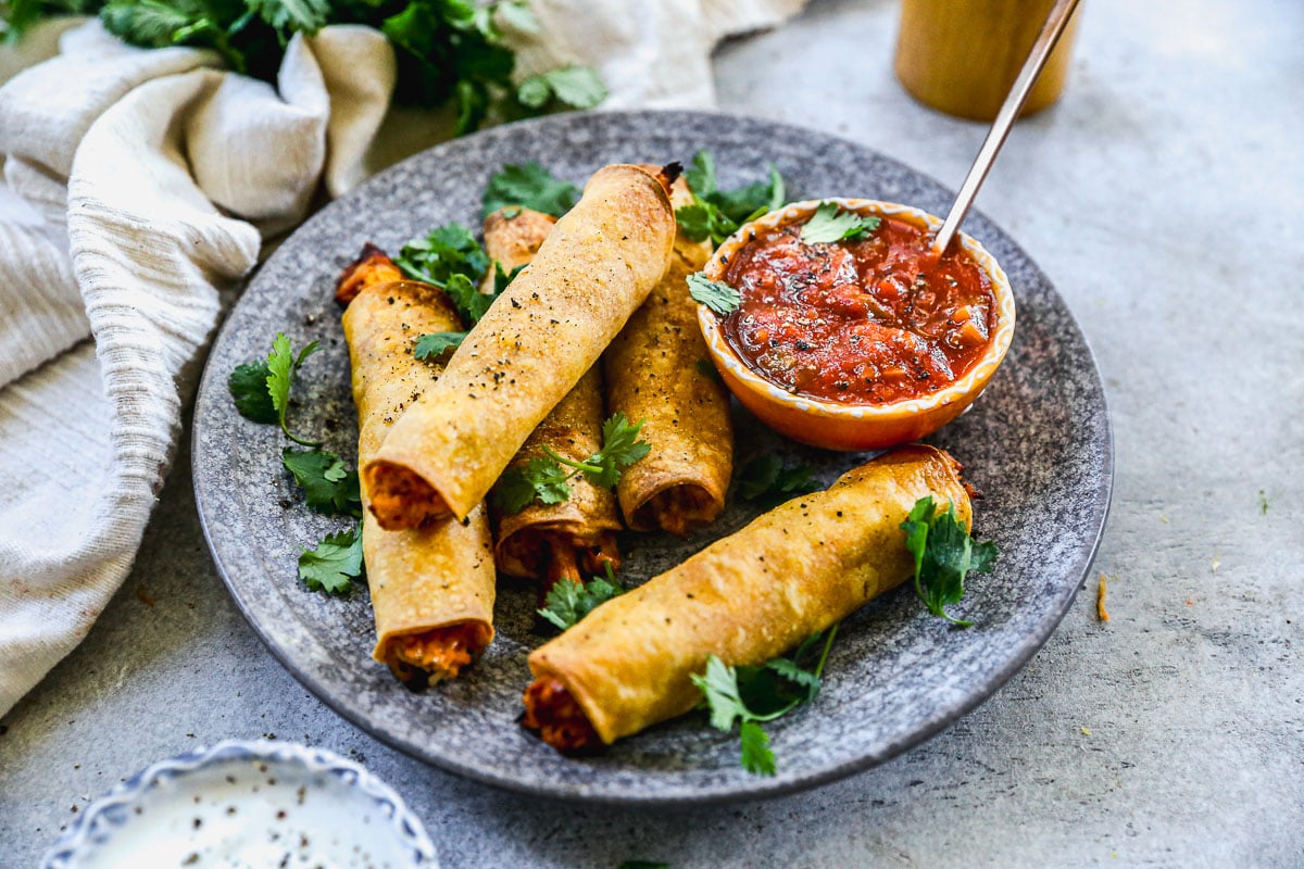 These Crispy Chicken Taquitos Are Ready in 20 Minutes!