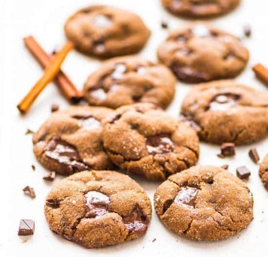 Chocolate Ginger Molasses Cookies