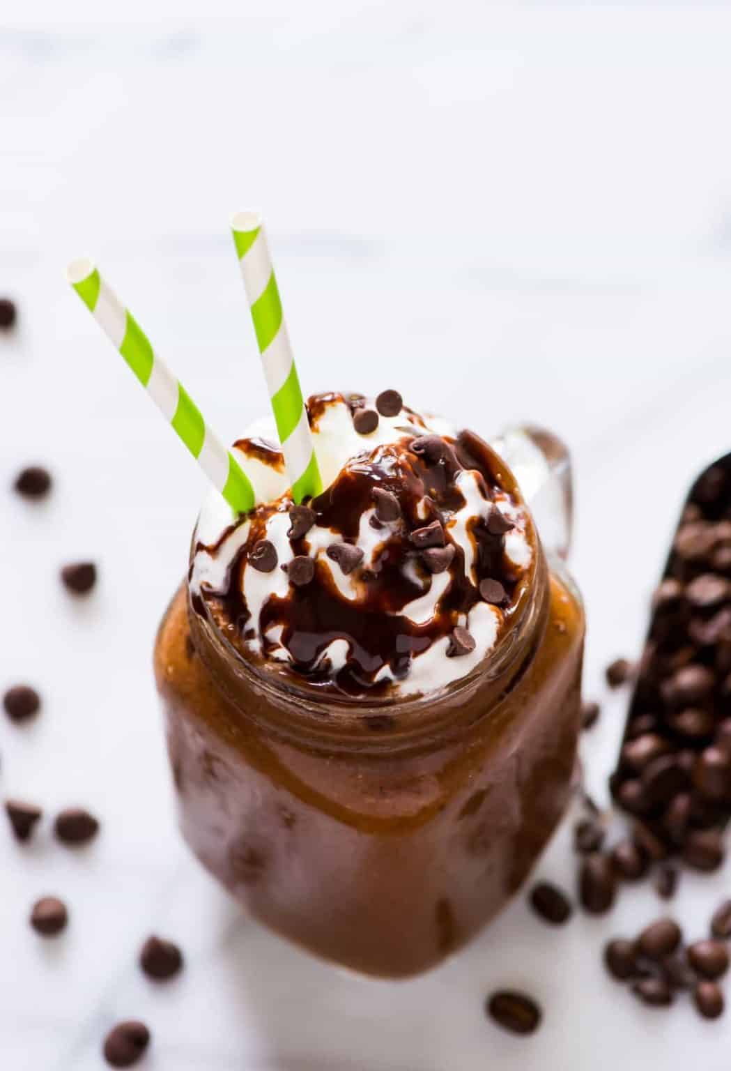 Starbucks Mocha Frappuccino {Healthy Copycat Recipe}