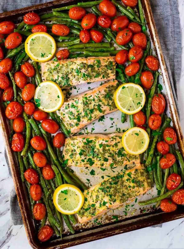 Garlic Salmon With Lemon Butter Ready In 30 Minutes Wellplated Com