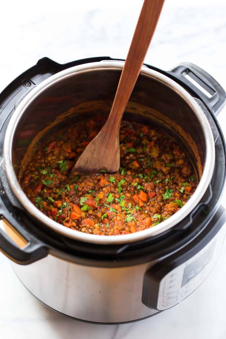 Instant Pot Lentil Soup {Quick and Easy Prep!} - WellPlated.com