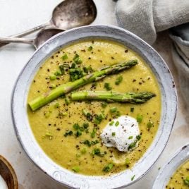 The BEST Asparagus Soup recipe without cream