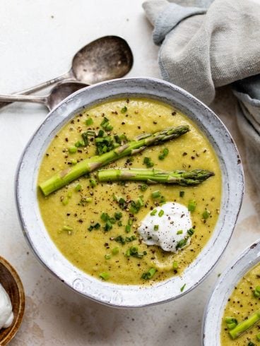 The BEST Asparagus Soup recipe without cream