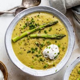 The BEST Asparagus Soup recipe without cream