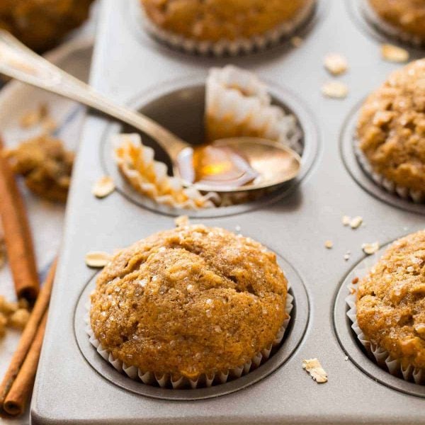 Applesauce Muffins {Healthy Muffin Recipe}