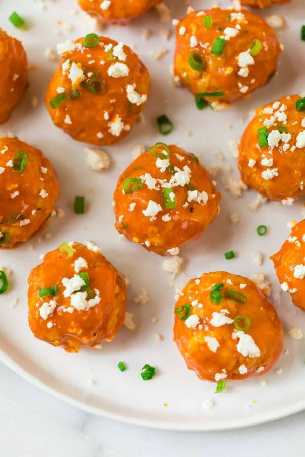 Slow Cooker Buffalo Chicken Meatballs Easy And Tasty Wellplated Com