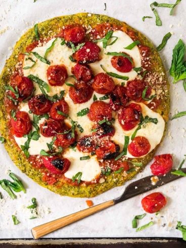 Low Carb Broccoli Pizza Crust. If you like cauliflower crust pizza, you have to try this broccoli version! Perfect for any of your favorite pizza toppings. Delicious and an easy way for families to sneak in extra veggies.