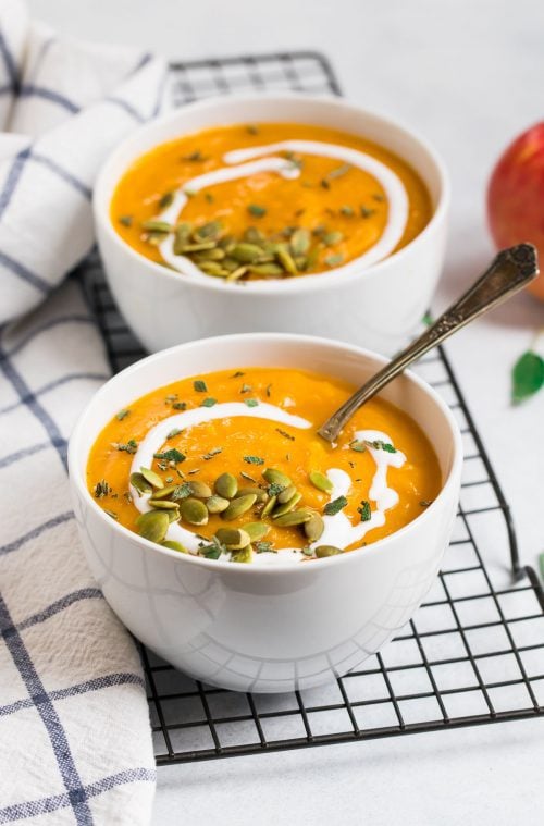 Crockpot Butternut Squash Soup with Coconut Milk RECIPE VIDEO