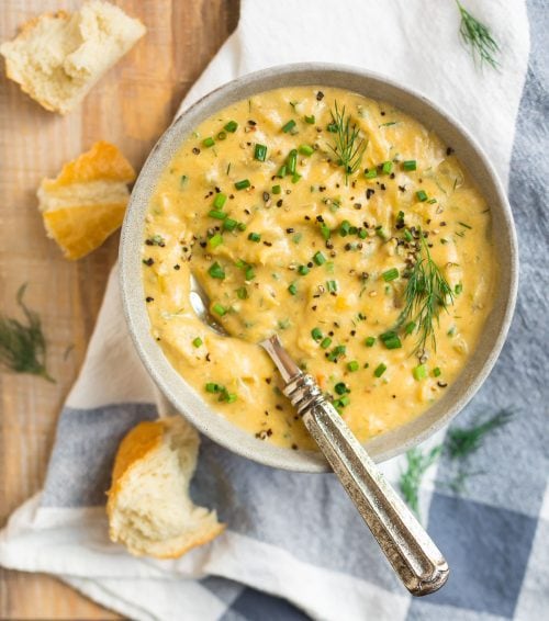 Vegan Potato Leek Soup Vegan Potato Leek Soup