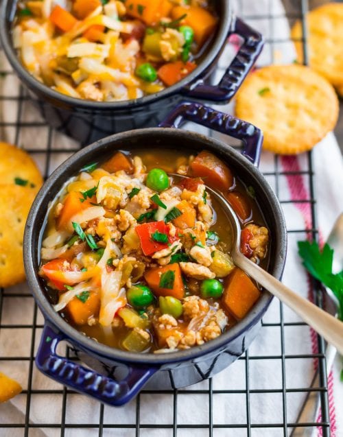 Crock Pot Hamburger Soup | Easy and Healthy Recipe