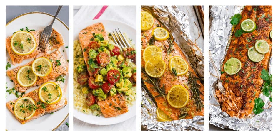 Our best ever healthy salmon recipes and the secret to cooking perfect salmon every time! A collection of healthy salmon recipes, including baked salmon