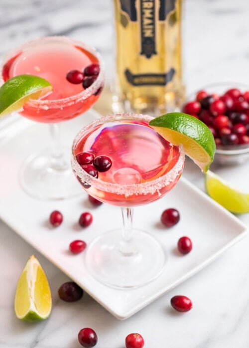 Cranberry St. Germain Cocktail {Fun and Festive!}