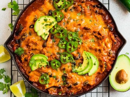 Chicken Enchilada Skillet Easy Healthy Recipe Wellplated Com