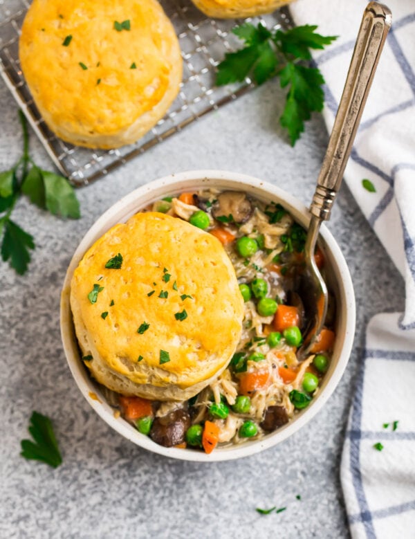 Crock Pot Chicken Pot Pie Easy Healthy Recipe Wellplated Com