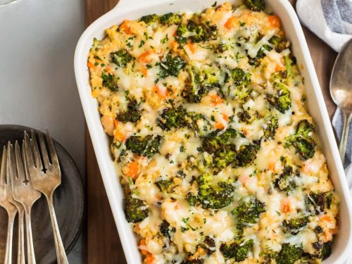 Broccoli Quinoa Casserole Creamy And Delicious Wellplated Com