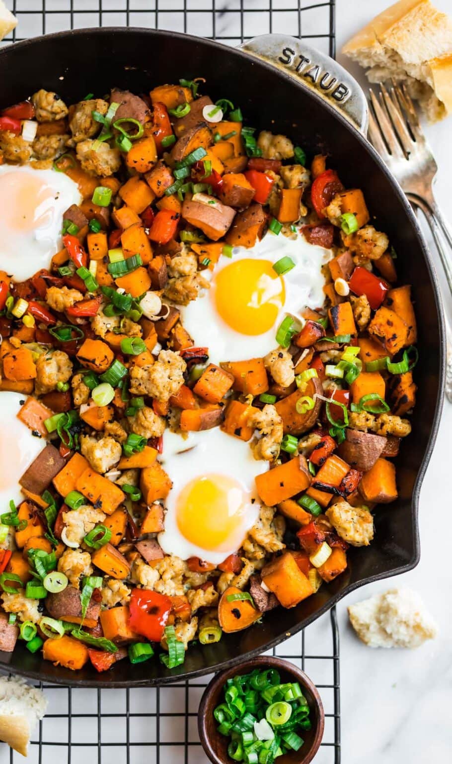 Sweet Potato Hash with Sausage and Bell Peppers – WellPlated.com