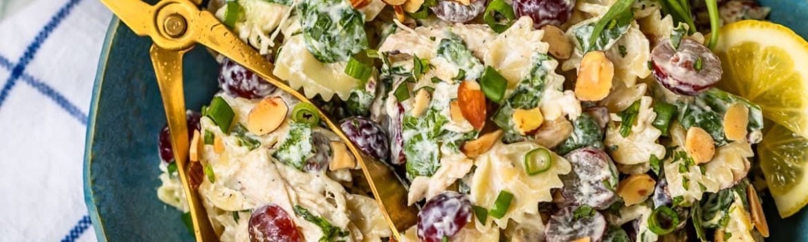 Lemon Chicken Pasta Salad from The Well Plated Cookbook