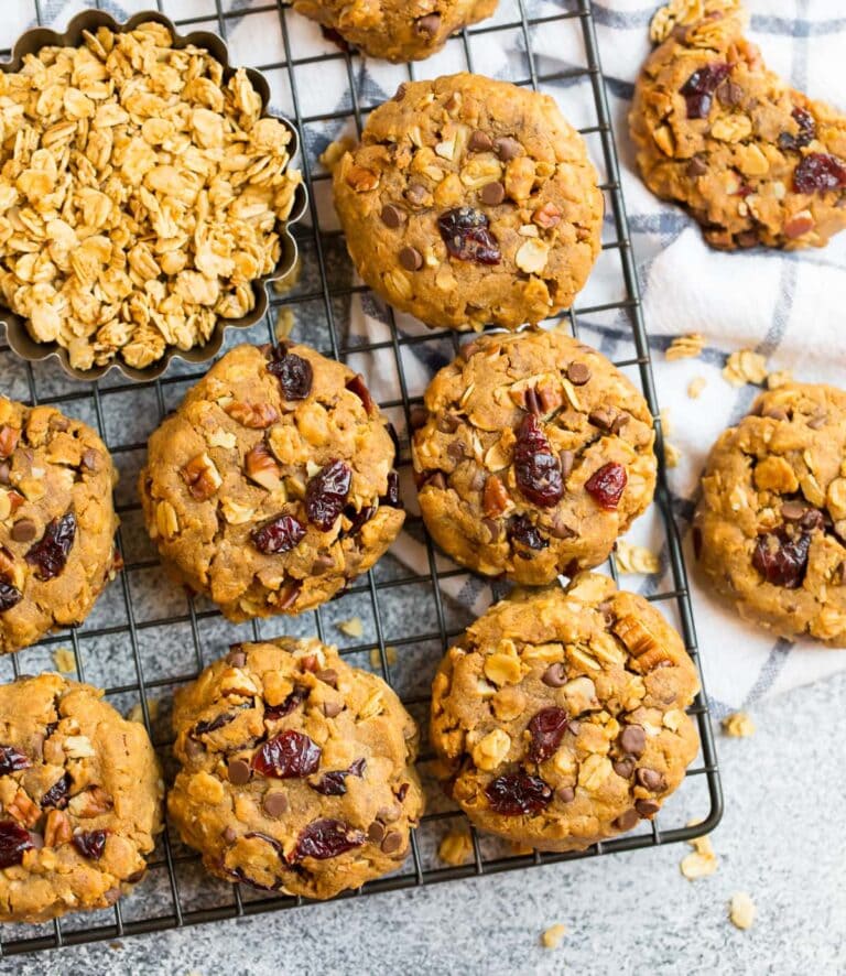 Granola Cookies {Chewy and Healthy}