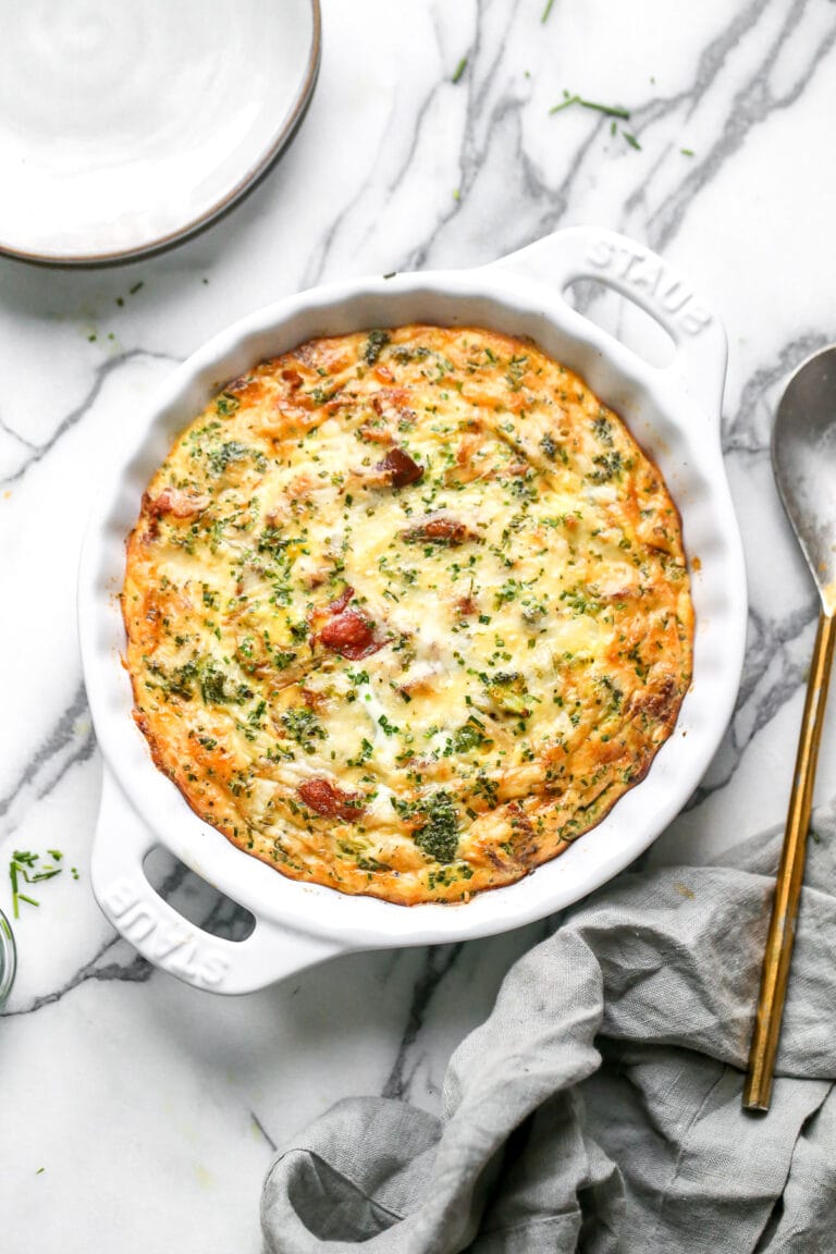 Crustless Quiche {Easy and Healthy}