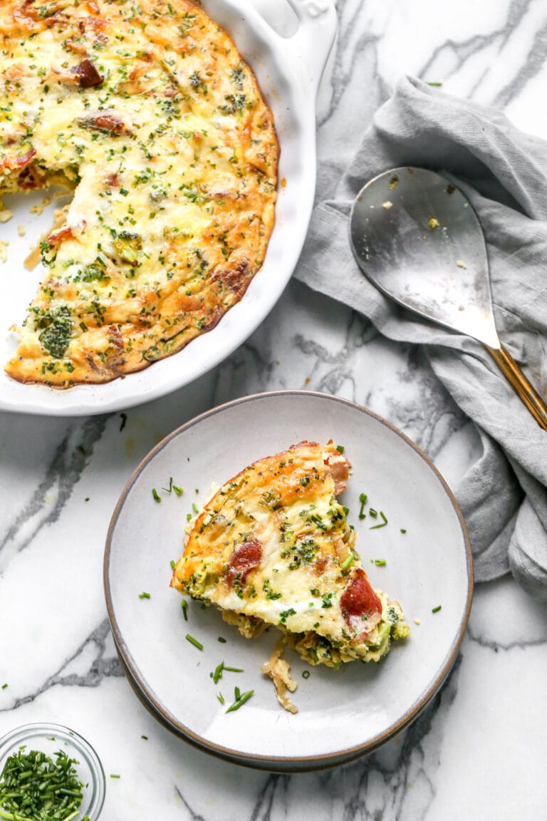 Crustless Quiche {Easy and Healthy}