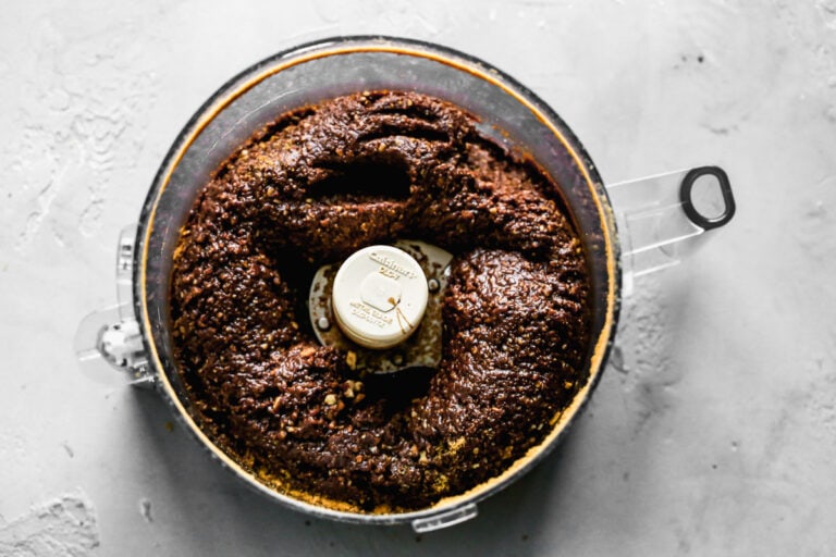Batter in a food processor