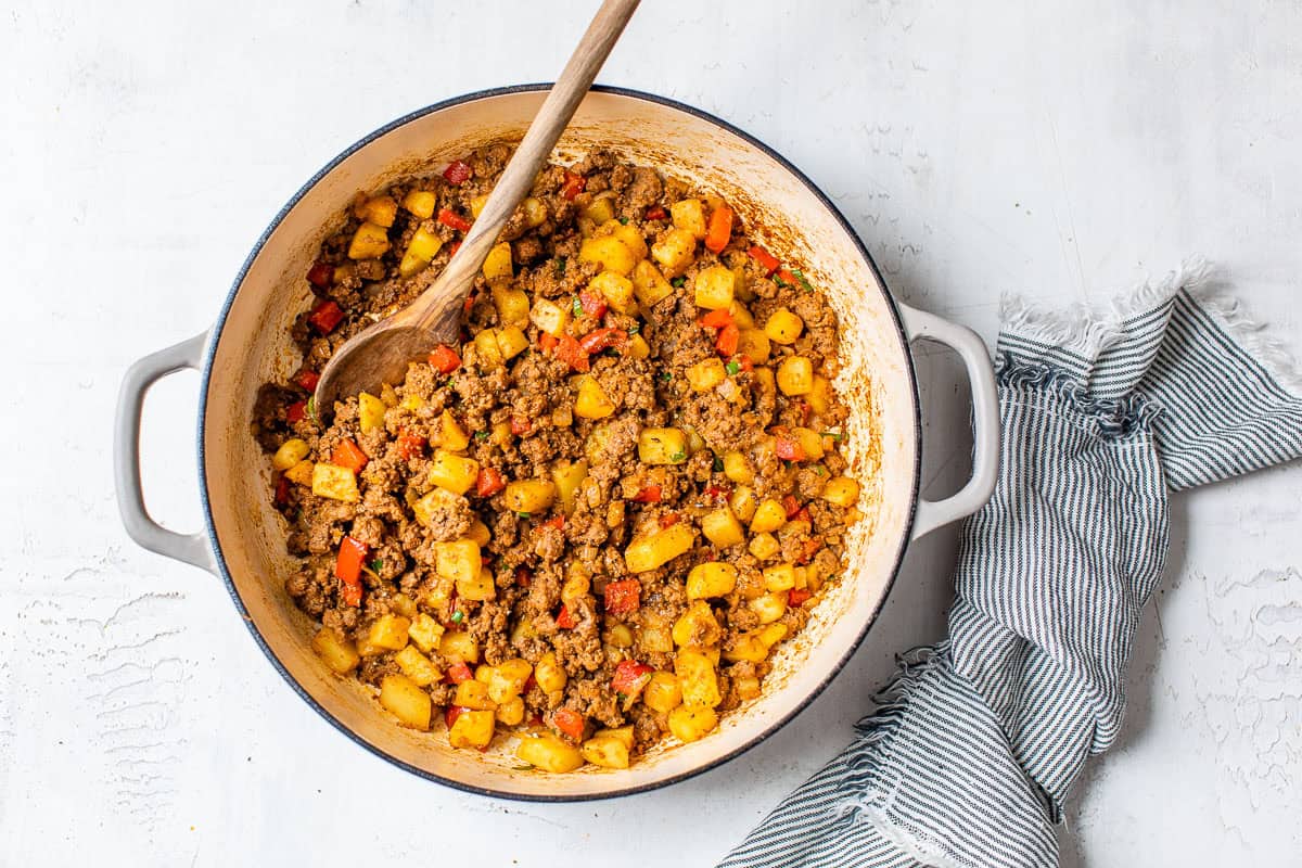 Ground Beef and Potatoes - Well Plated