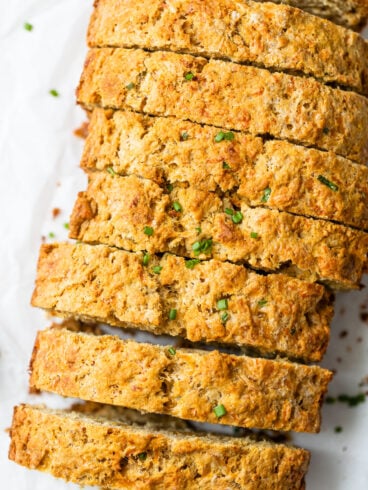 Easy beer bread in slices