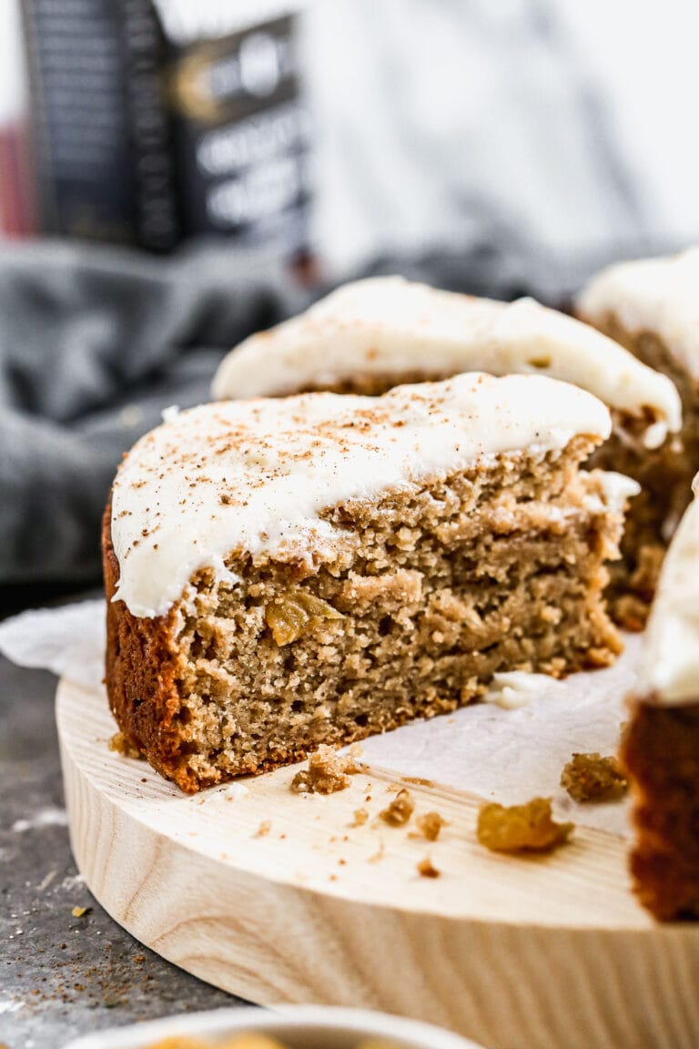 Applesauce Cake With Bourbon Raisins No Oil WellPlated Com German Applesauce Cake Recipe 768x1152
