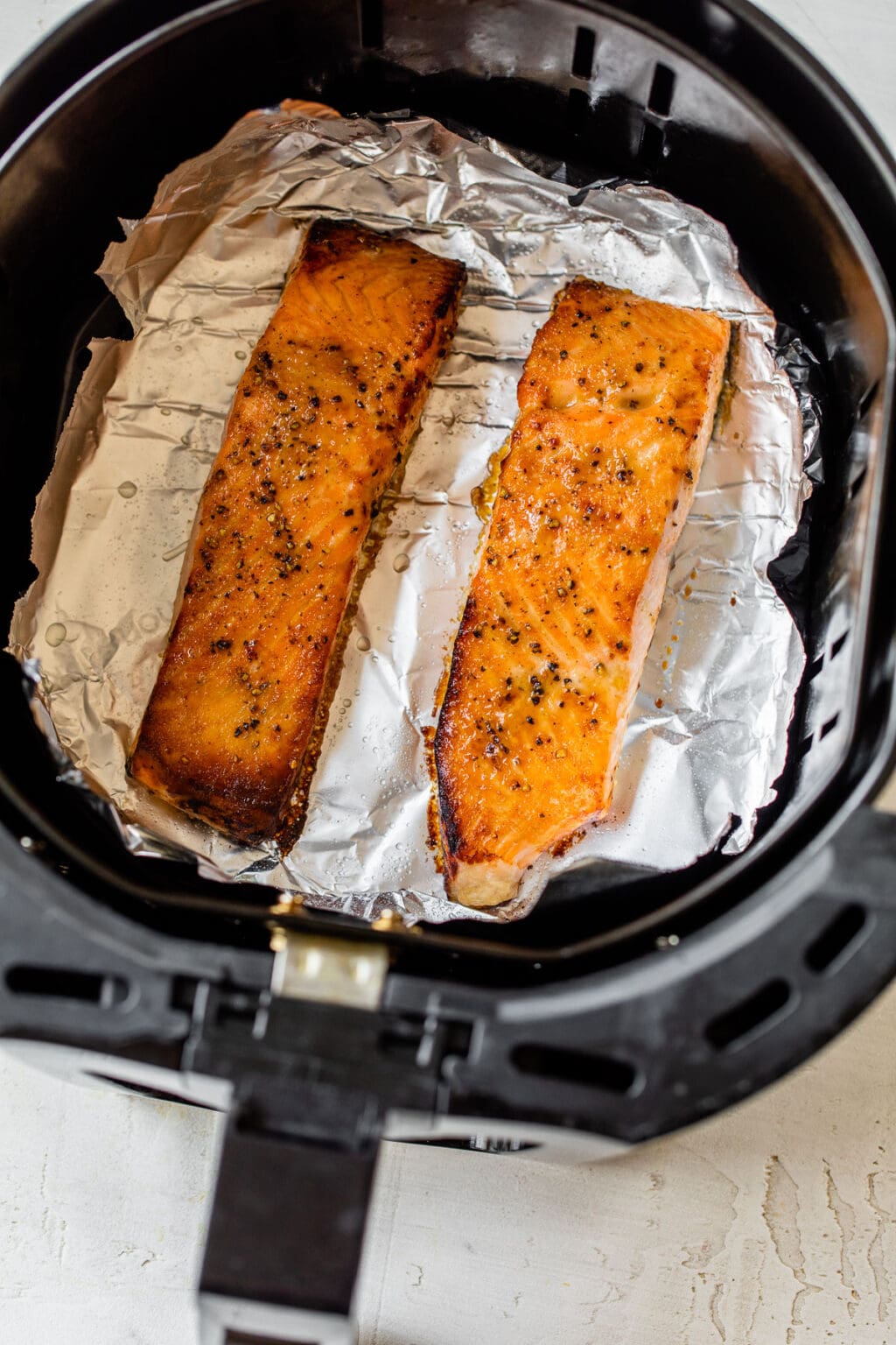 Air Fryer Salmon {Under 10 Minutes!}