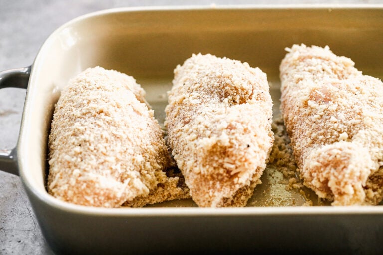 Meat with breadcrumbs