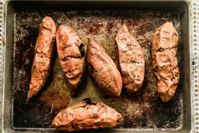 Batata doce assada