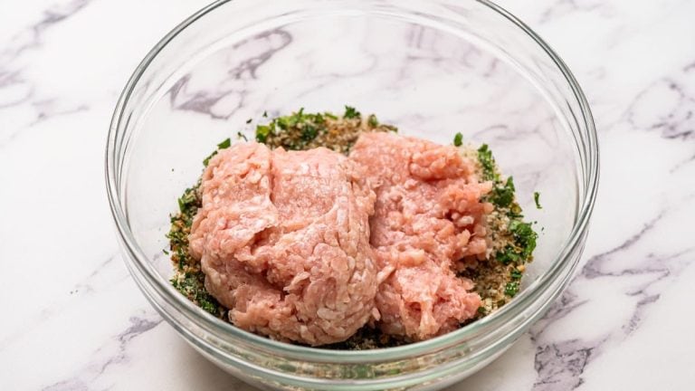 ingredients for turkey meatballs