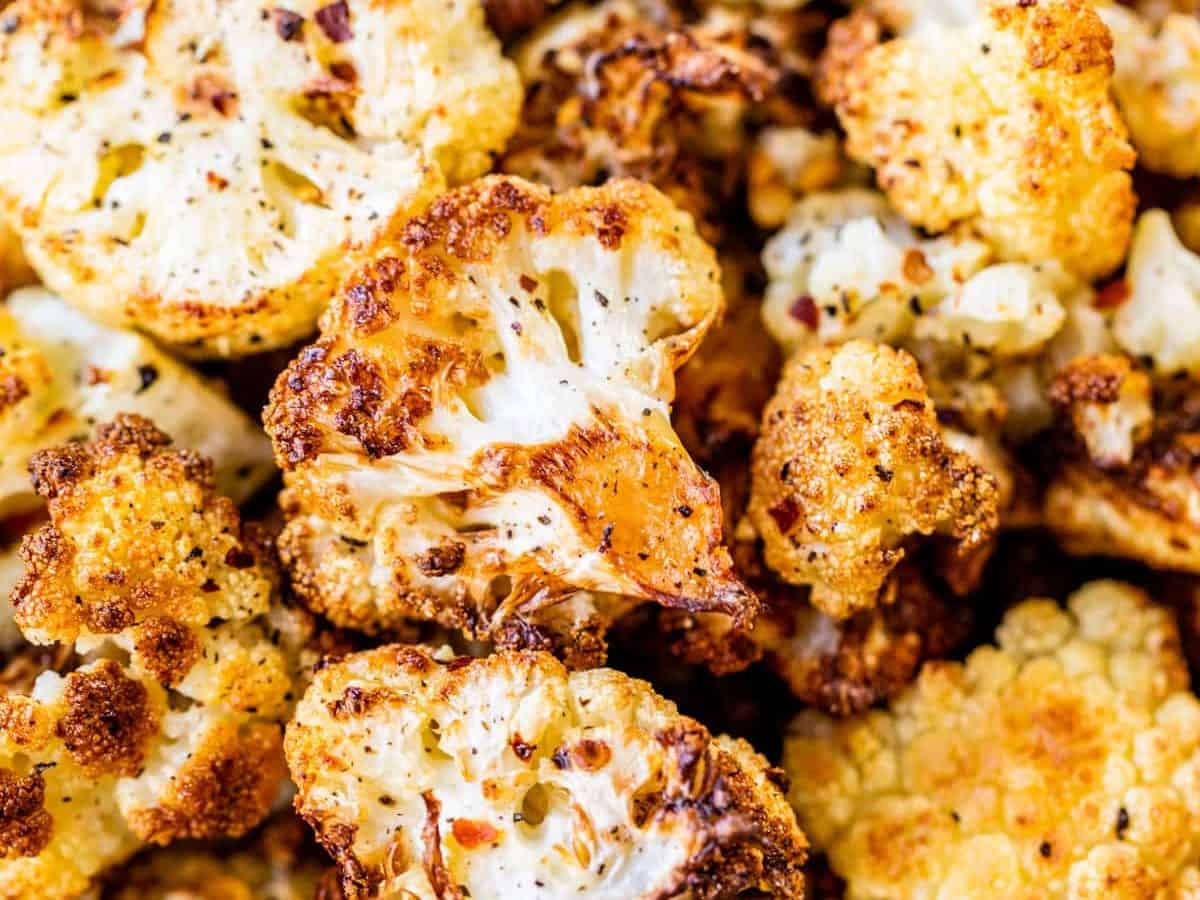 Crispy air fryer cauliflower