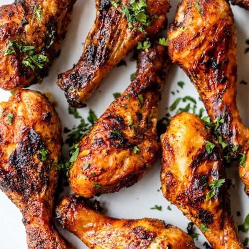 Air Fryer Chicken Legs {CRISPY Skin and JUICY Meat}