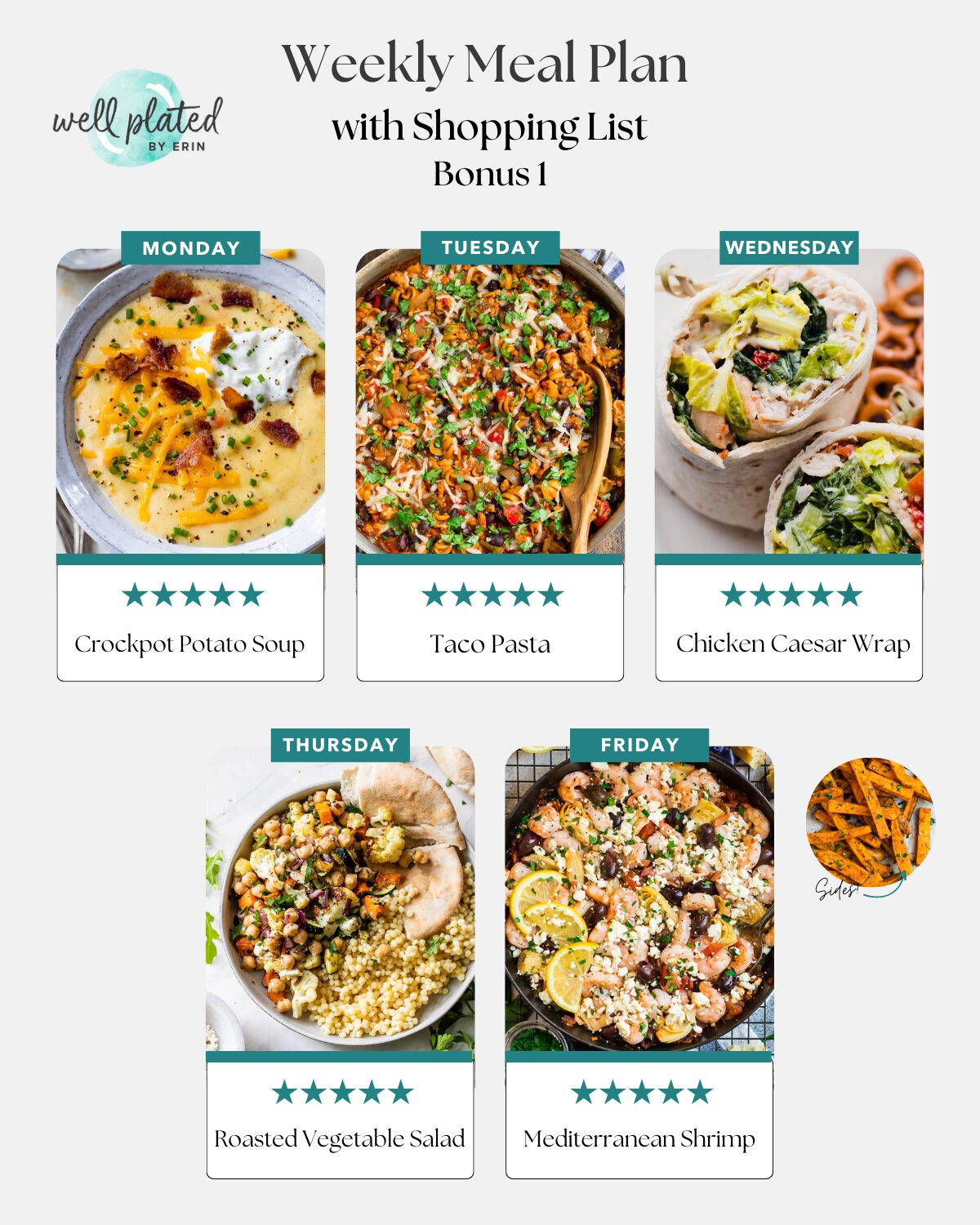 weekly meal plan bonus 1