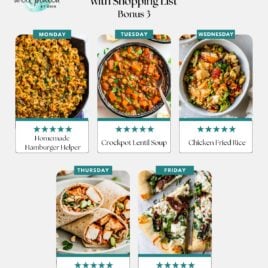 weekly meal plan bonus 3
