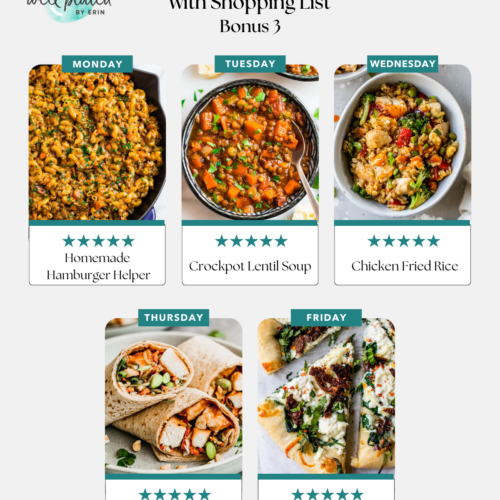FREE HEALTHY WEEKLY MEAL PLANS WELLPLATED COM visual data 8