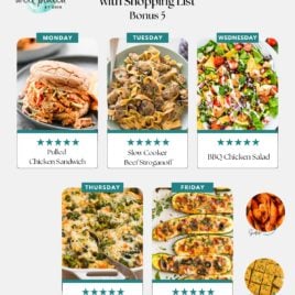 weekly meal plan bonus 5