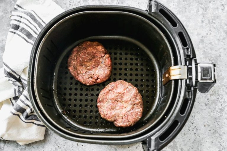 Air Fryer Hamburgers