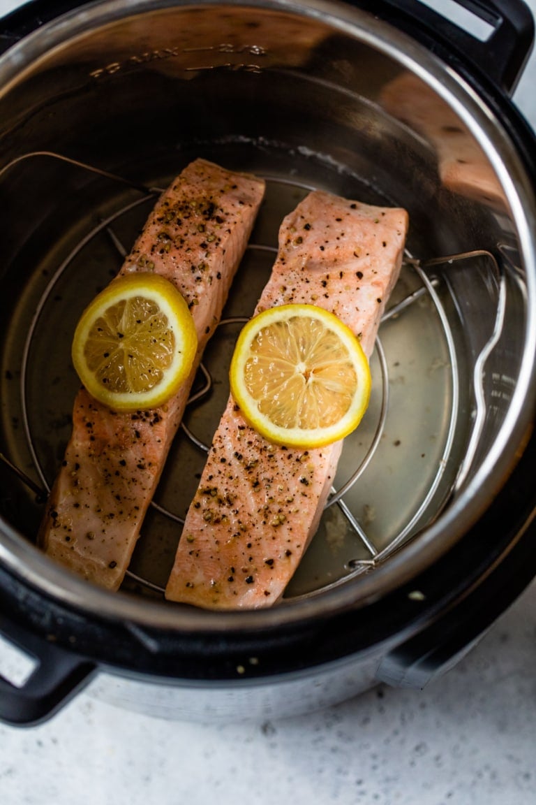 pressure cooker salmon in an instant pot